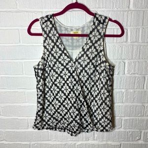 Anthropologie Maeve Floral Coralie Wrap Top